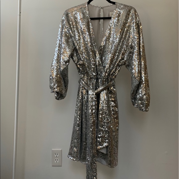 NWT Anthropologie Lisabette Sequin Dress - Picture 4 of 9